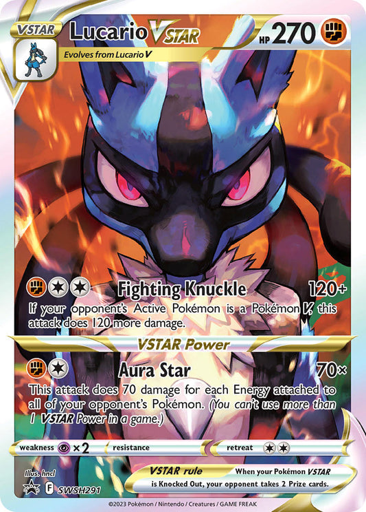 Lucario VStar - Crown Zenith ETB Promo - Sealed